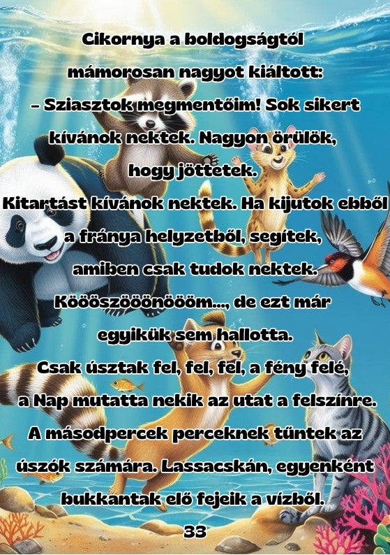 Belső oldal – a víz alatt