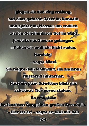 Abenteuer im Smaragdwald – Band 2, Innenseite