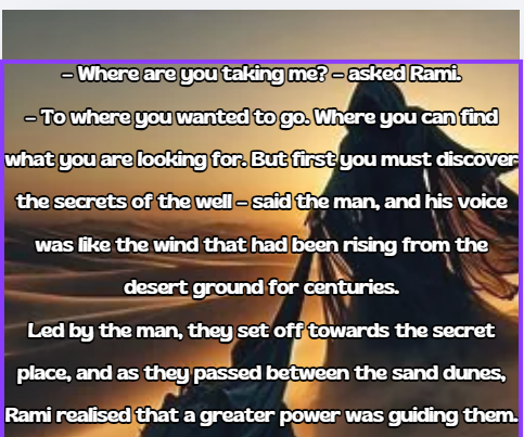 The Queen of the Desert – illustrated storybook