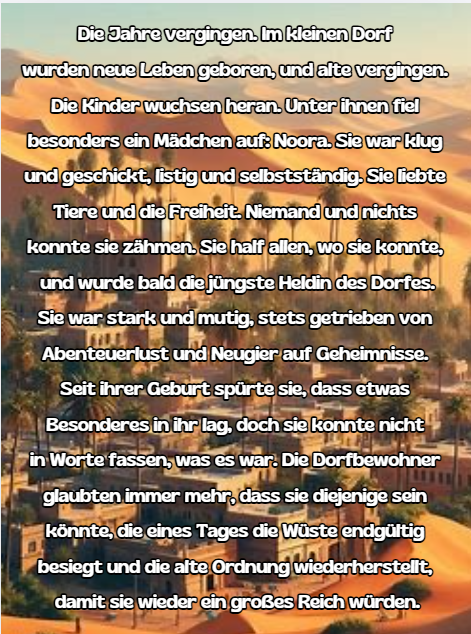 Die Königin der Wüste – illustriertes Märchenbuch